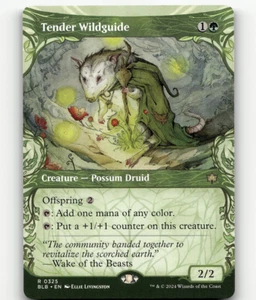 MTG Tender Wildguide (Vitrina) #325 - Bloomburrow - Imagen 1 de 1