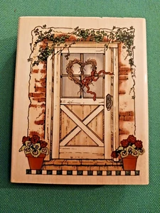 Uptown Stempel L25095 Welcome Heart Doorway 3,5x4,5 Sandi Gore Evan - Bild 1 von 11