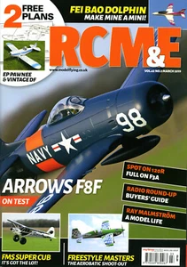 RCM&E, March 2019 (Vol.62-3), EP Pawnee & Vintage DF (Free Plans); Arrows F8F - Foto 1 di 1