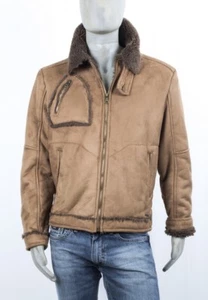 MONTONE MARKUP IN ECO PELLE SCAMOSCIATO CON PELLICCIA CHIUSURA ZIP COLLETTO - Foto 1 di 5