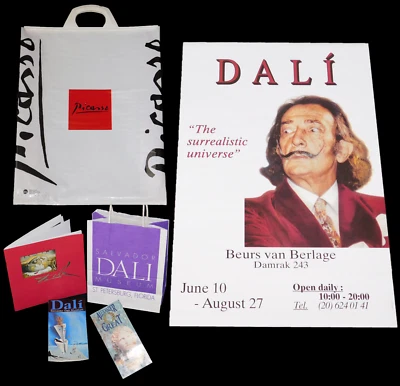 萨尔瓦多·达利博物馆画廊海报 1974 年阿姆斯特丹  — 第 1/4 张图片