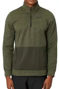 Größe S Nike Golf Therma Jacke 1/4 Zip Oberteil Olivgrün LS CU6217-356 Neu mit Etikett Herren - Bild 1 von 8