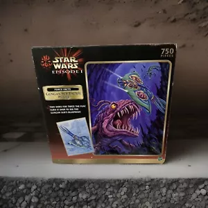 Double Sided Puzzle Star Wars Episode 1 Hasbro Sealed 750 Pieces Gungan Sub - Picture 1 of 2