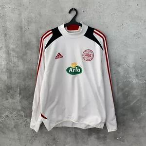 DENMARK 2010 2012 TRAINING SWEATSHIRT ADIDAS NATIONAL TEAM TRACK JERSEY SIZE XL - Picture 1 of 10