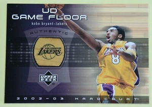 2002-03 UPPER DECK HARDCOURT #KB-F KOBE BRYANT UD GAME FLOOR LOS ANGELES LAKERS - Picture 1 of 2