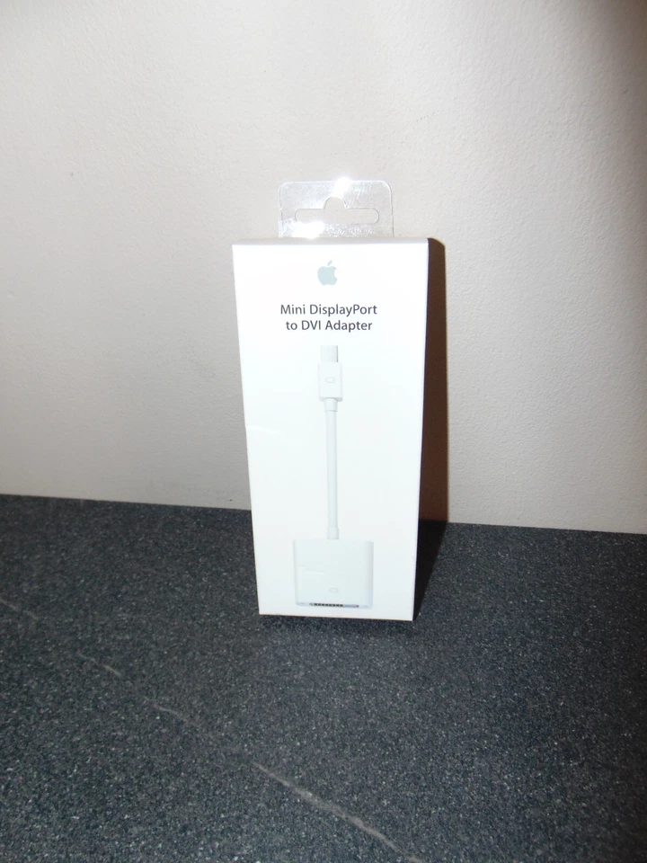 Genuine Apple Mini Display Port to DVI Adaptor A1305 MB570Z/B MacBook Pro/Air A+ - Image 1 of 4