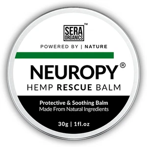 Neuropathy Relief Cream – Hemp Nerve Soothing Balm for Feet & Hands (30g) - Picture 1 of 10