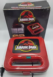Jurassic Park Panini Press Grilled Cheese Sandwich Maker Hot Press World Grill - Picture 1 of 5