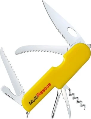 MAXAM Multi-Function Rescue Knife - Includes Seat Belt Cutter and Glass Breaker