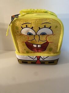 SpongeBob Dual Compartment Lunch Box -NEW W/ Tag