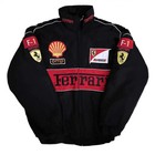 New 2024 FERRARI Black Embroidery EXCLUSIVE JACKET suit F1 team racing M-XXL