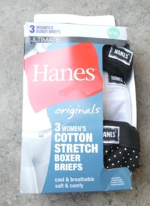 Boxer slip donna Hanes 45VOBB misto cotone - confezione da 3 taglia 8 XL - Foto 1 di 5