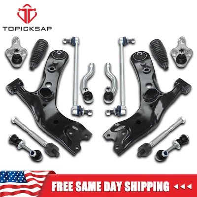 Brazos de control inferiores delanteros barras estabilizadoras barra de amarre para Toyota RAV4 2006 2007-2017 2018 Foto 1 de 4