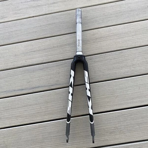 700c fork aluminum rigid black 1 1/8 KHS Road Bike Forks White, Black Bike Forks - Picture 1 of 9