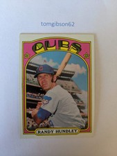 1972 Topps Randy Hundley #258   Chicago Cubs Free Shipping