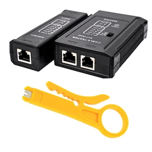 Probador de CABLE RJ45 cat5 cat6 cat7 + pelacables de red IDC PUNCHDOWN - Imagen 1 de 9