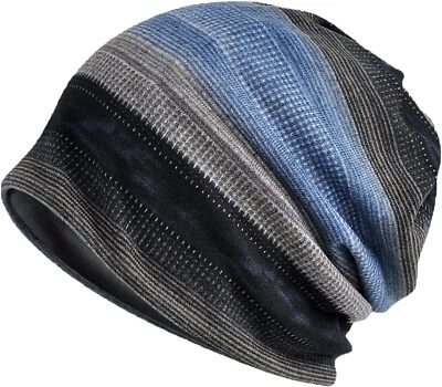 Gorro holgado ELLEWIN Hip-Hop suave mediano, Opentop-azul púrpura-1 paquete  Foto 1 de 4