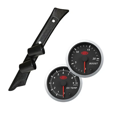 Pillar Pod w/ Street Series Black Diesel Boost & Exhaust Temp Gauge for LC80 - Image 1 of 4