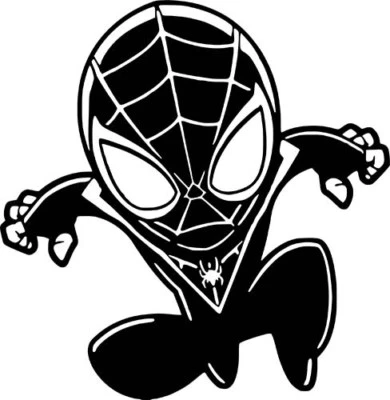 ORACAL Spiderman Chibi Marvel Comics Car Wall Window Laptop Vinyl Decal Sticker