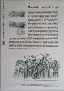 Philatelistisches Dokument 1. Tag: 26 2016 - Maquis du Barrage de l'Aigle - Bild 1 von 1