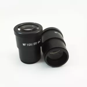 Coppia di oculari widefield 10X/20 punto occhio alto 30 mm per microscopio stereo - Foto 1 di 6