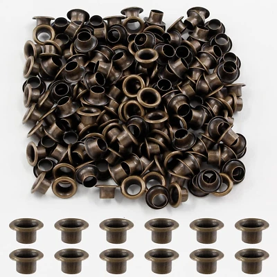 200Pcs 1/8Inch ID Grommets Eyelets, 3 Mm Hole Self Backing Eyelet for Bead Cores - Image 1 of 4