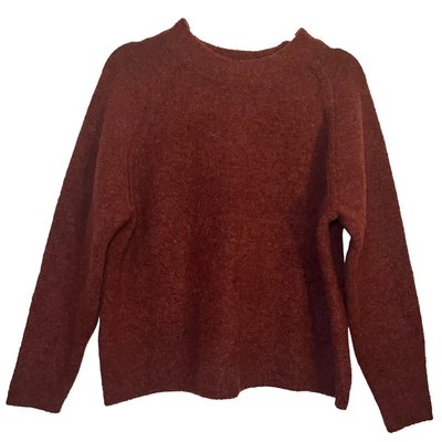 Willow & Clay | Medium | Anthropologie Wool Blend Crew Neck Sweater cozy comfy - Image 1 of 4