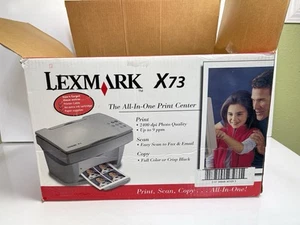 LEXMARK X73 All-In-One Inkjet Printer - Untested In Original Box - Picture 1 of 17