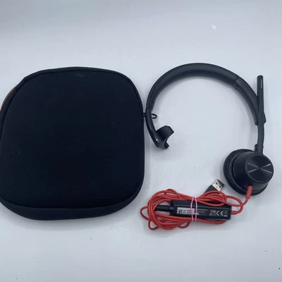 Plantronics Poly Blackwire USB Stereo Headset BW3315 + Volume Control BW3300 - Image 1 of 4