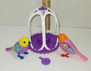 DigiBirds Spin Master Interactive Birds w Cage Silverlit Digi Bird - Picture 1 of 4