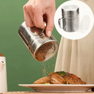 Rust-resistant Seasoning Shaker Stainless Steel Seasoning Jar Kitchen - Picture 1 of 14
