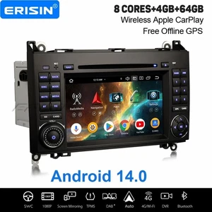 Android 14 DAB+ Autoradio Navi DVD Mercedes A/B Klasse Sprinter Viano VW Crafter - Bild 1 von 24