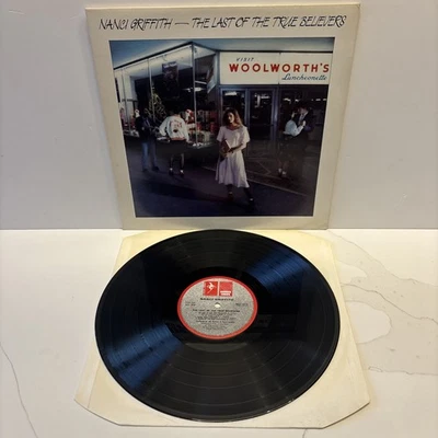 Nanci Griffith - The Last Of The True Believers - LP Vinyl - REU 1013 - EX/VG - Image 1 of 4