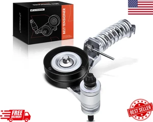 Belt Tensioner Assembly with Pulley Compatible with Chevrolet Cruze 2011-2016, S - Picture 1 of 7