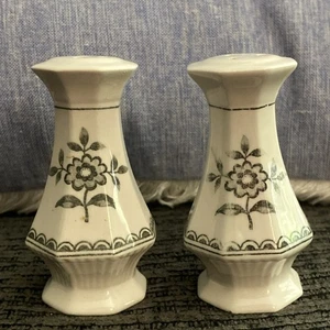 Vintage Independence Provincial Flower - achteckige Salz & Pfefferstreuer - Bild 1 von 6