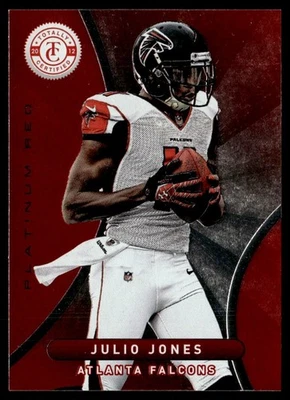 2013 Panini Totally Certified Platinum Red Julio Jones Atlanta Falcons #46 - Image 1 of 2