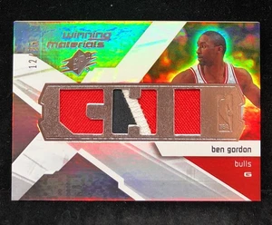 2008-09 SPx Ben Gordon Winning Materials 3 CLR JERSEY Patch #12/25 Bulls - Bild 1 von 2