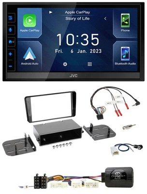 JVC DAB Bluetooth Lenkrad USB 2DIN Autoradio für Subaru BRZ 2017-2020 - Bild 1 von 4