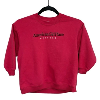 Sudadera Vintage American Girl Place Chicago Cuello Redondo - Talla Niñas XS Foto 1 de 4