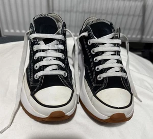 Schwarze Converse Run Star Hike Chuck Taylor All Star Plateauschuhe, UK 5 - Bild 1 von 8