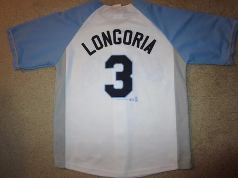 Evan Longoria #3 Tampa Bay Rays MLB Jersey Youth Children LG 14-16 large Cover