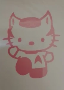 Retro Star Trek Decal Vinyl Truck Car Sticker - Hello Kitty Star Trek Spock! - Bild 1 von 5