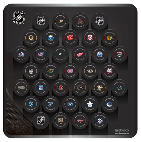 2022-2023 NHL Officially Licensed 32 Team Game Puck Design Wall Plaque -NEW Cover