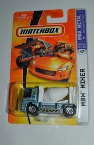 2008 MATCHBOX MBX METAL MBX MIXER LIGHT BLUE & WHITE # 47 VHTF !! RARE !! - Picture 1 of 2