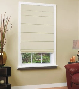 Room Darkening Cordless Roman Shade - Picture 1 of 6