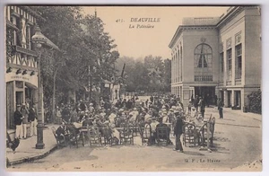 CPA DEAUVILLE 14 - CAFE BRASSERIE TERRASSE LA POTINIERE ANIMEE VERS 1910 ~D13 - Imagen 1 de 2