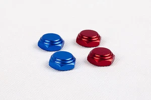 4er Set Alu Thunder Tiger Radnabenmuttern Schrauben MT-4 G3 Schraube MT 4 Reifen - Bild 1 von 4