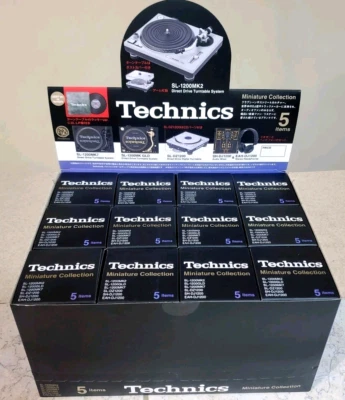 Technics Miniature Collection 1 Caja Ciega Contiene 1 (Tocadiscos o Mezclador) ¡NUEVO! Foto 1 de 4