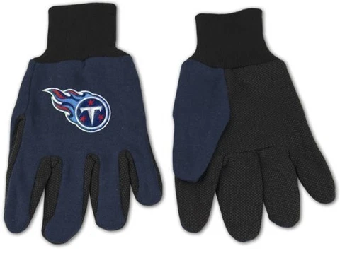 NFL Tennessee Titans Two-Tone Utility Gloves New Style (Pair) Cover