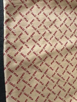 Bufanda de seda vintage bufanda de moda vintage años 80 bufanda vintage llámame Foto 1 de 4